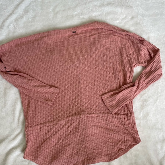 O'Neill Dusty Rose Waffle Button-Down Shirt - Picture 6 of 6